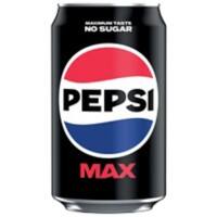 Pepsi Max Soft Drink Can 330ml Pack of 24