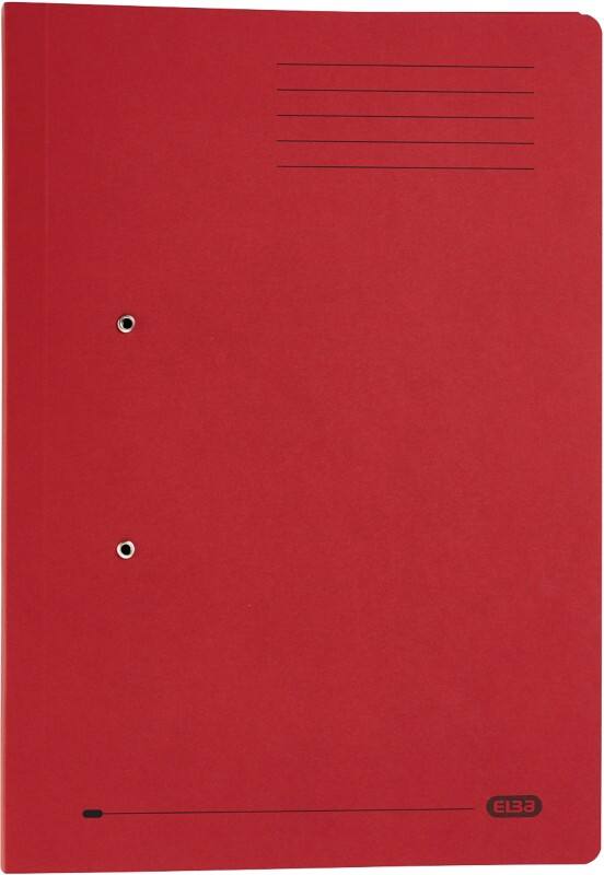 ELBA Spiral File Foolscap Red Manila 320 gsm Pack of 25