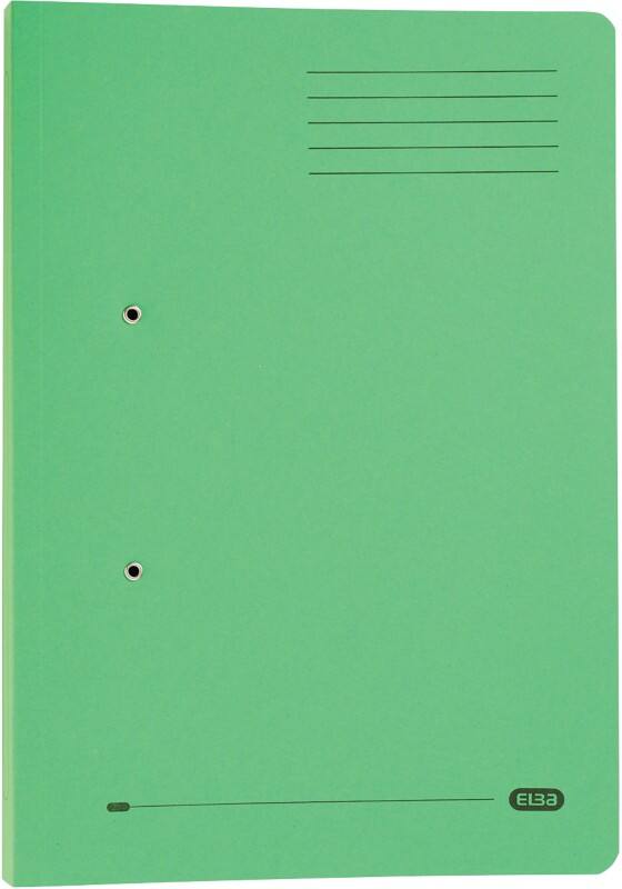 ELBA Spiral File Foolscap Green Manila 320 gsm Pack of 25