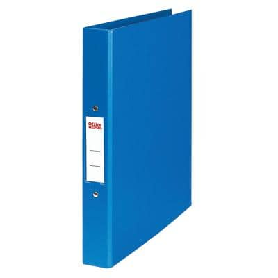 Office Depot Ring Binder Polypropylene A4 2 ring 25 mm Blue