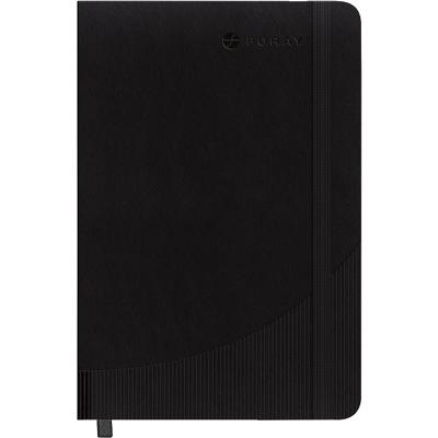 Foray Notebook Classic A4 Ruled Casebound PP (Polypropylene) Soft Cover Black 160 Pages 80 Sheets