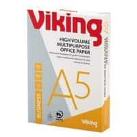 Viking Everyday A4 Printer Paper White 80 gsm Smooth 5 Packs of