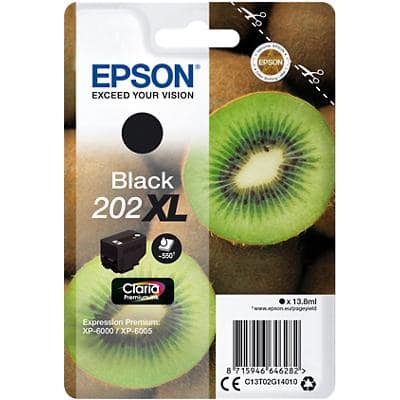 Epson 202XL Original Ink Cartridge C13T02G14010 Black