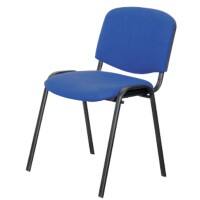 Niceday Stacking Chair with Optional Armrest 5815494 Blue Pack of 4