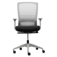 Realspace Synchro Tilt Ergonomic Office Chair with Adjustable Armrest and Seat Florence Black