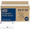 Tork Folded Hand Towels H3 Advanced 2 Ply V-fold White 50 Sheets Pack of 15