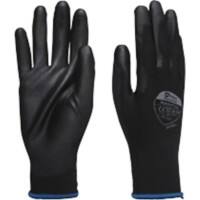 Polyco Matrix P Grip No Gloves PU (Polyurethane) Seamless knitted liner Small (S) Size 7 Black