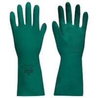 Polyco Gloves Gauntlet Nitrile Unpowdered Size 10 Green