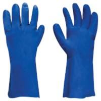 Polyco Gloves Gauntlet Nitrile Unpowdered Size 9 Blue
