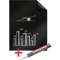 Legamaster Electrostatic Magic Chart Blackboard Foils Perforated A1 588g 25 Sheets