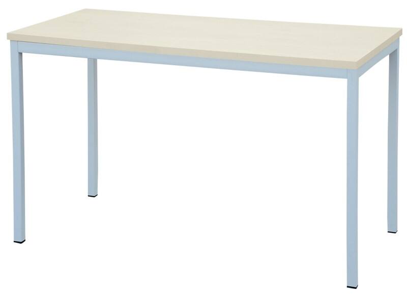 Viking Realspace Rectangular Table Maple MFC (Melamine Faced Chipboard), Steel Silver 1,400 x 700 x 750 mm