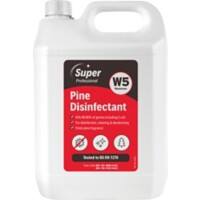 Super Professional Products W5 Disinfectant Pine Fresh 5L 2 Bottles