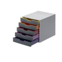 DURABLE Varicolor Desktop Drawers ABS (Acrylonitrile Butadiene Styrene) Multicolour 5 Drawers 29.2 x 35.6 x 28 cm