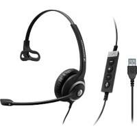 EPOS Sennheiser IMPACT SC 230 USB MS II Wired Mono Headset Over the Head With Noise Cancellation USB Type A With Microphone Black