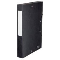Office Depot Box File A4 Black Mottled Pressboard 24 x 4 x 32 cm