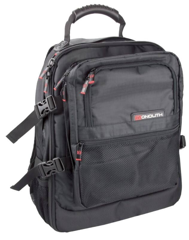 Monolith Laptop Backpack 9107 15.4 Inch Polyester, Nylon Black 34 x 44 x 22 cm