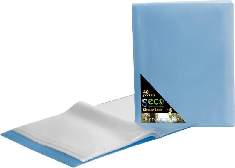 Seco Display Book A4 Blue 40 Pockets