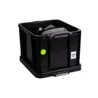 Really Useful Box Plastic Storage 35 Litre Black 390 x 480 x 310 mm