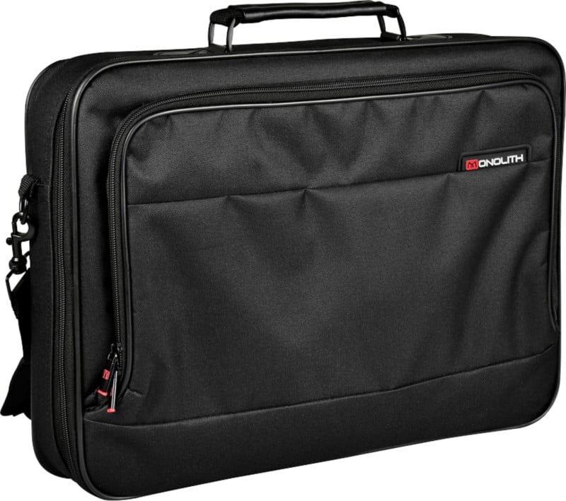 Monolith Laptop Bag 2341 15.6 Inch Nylon, Polyester Black 39.5 x 10.5 x 32 cm