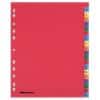 Office Depot Indices A4+ Assorted 20 Part Perforated Polypropylene A - Z