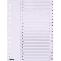 Office Depot Indices A4 White 20 Part Perforated Board A - Z