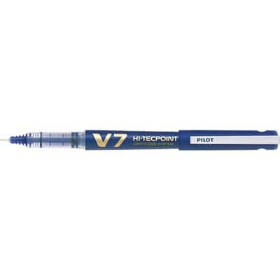 Pilot Hi-Tecpoint V7 Cartridge System Rollerball Pen Medium 0.4 mm Blue Pack of 10