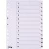Office Depot Indices A4 White 12 Part Perforated Card 1 to 12