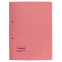 Guildhall Spiral File Foolscap Pink Manila  315 gsm Pack of 50