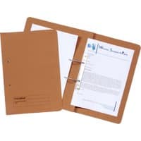 Guildhall Spiral File Foolscap Orange Manila 315 gsm Pack of 50
