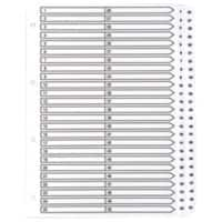 Guildhall Indices A4 White 50 Part Perforated Card 1 to 50