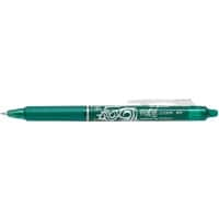 Pilot FriXion Ball Clicker Rollerball Pen Green 0.35 mm Medium Pack of 12