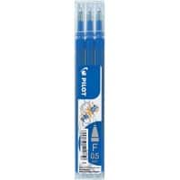 Pilot FriXion Ball Rollerball Pen Refill 0.25 mm Fine Blue Pack of 3