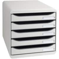 Exacompta Drawer 309740D PS Light Grey 27.8 x 34.7 x 27.1 cm