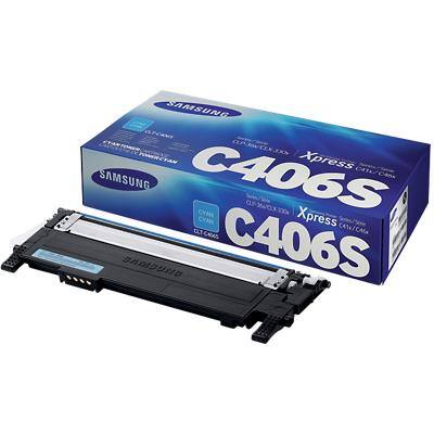 Samsung CLT-C406S Original Toner Cartridge Cyan