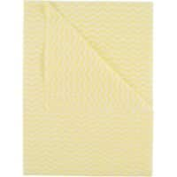 Robert Scott Cotton Ocean Microfibre Cleaning Cloth 350 x 500mm Yellow Pack of 50