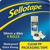Sellotape Packaging Tape 50mm x 66m Transparent 6 Rolls