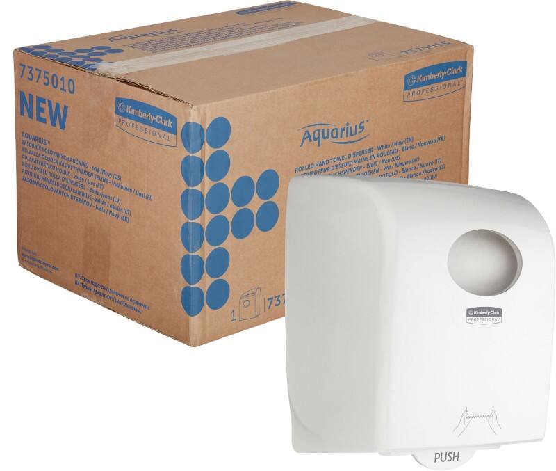 AQUARIUS 7375 Hand Towel Dispenser Plastic Lockable Manual White