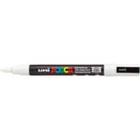 POSCA Marker Pen PC-3M Bullet 0.9-1.3 mm White