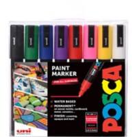 uni-ball PC-5M Paint Marker Bullet Assorted Pack of 8