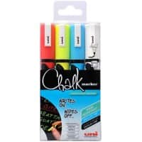 uni-ball Chalk Marker PWE-5M Assorted Pack of 4