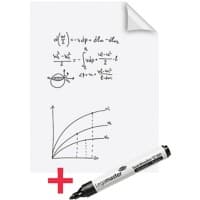 Legamaster Magic Chart Dry Erase Film Plain A1 25 Sheets