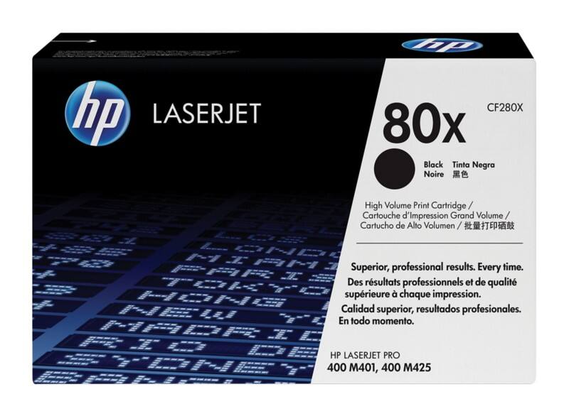 HP 80X Original Toner Cartridge CF280X Black