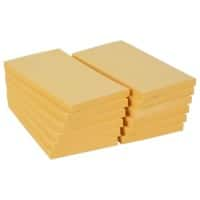 Viking Sticky Notes 127 x 76 mm Pastel Yellow 12 Pads of 100 Sheets