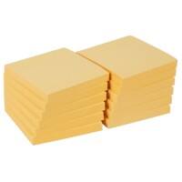 Viking Sticky Notes 76 x 76 mm Yellow 100 Sheets Pack of 12