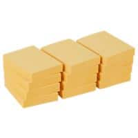 Office Depot Sticky Notes 38 x 51 mm Yellow 12 Pads of 100 Sheets