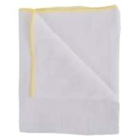 Robert Scott Dish Cloths Coloured Edge Yellow Pack of 10