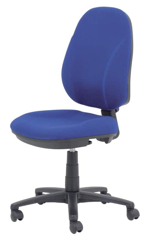 Viking Realspace Jura Office Chair Basic Tilt Fabric Optional Armrest Blue 110 kg 635 x 495 x 1,060 mm