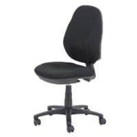 Realspace Office Chai rwith Optional Armrest and Adjustable Seat Basic Tilt Fabric Black 110 kg Jura 635 x 495 mm