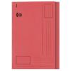 Office Depot Square Cut Folder A4 Red Manila 180 gsm Pack of 100