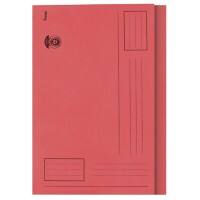 Office Depot Square Cut Folder A4 Red 180gsm Manila Pack of 100